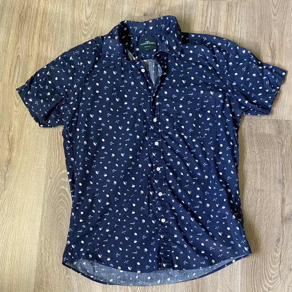 Rodd & Gunn Dark Blue Button Up